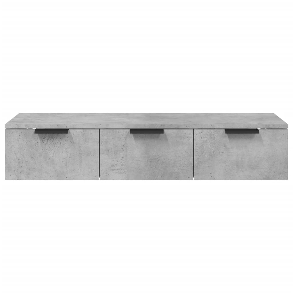 Wall Cabinet Concrete Grey 102x30x20 cm Engineered Wood